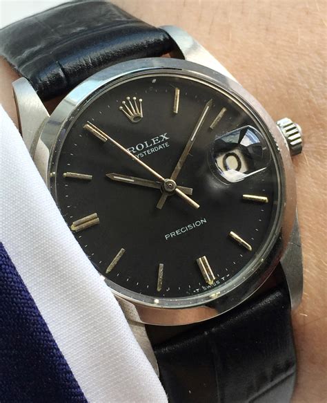 rolex dial black